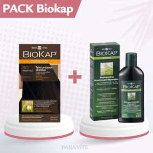 Biokap nutricolor 3.0 140ml+shampoing nourissant reparateur 100ml pack