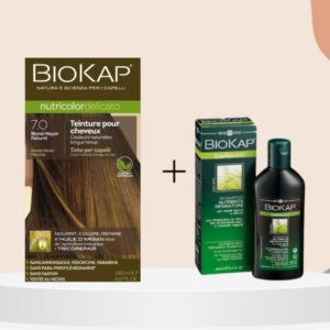 Biokap Delicato 7.0 140ml+shampoing nourissant reparateur 100ml pack