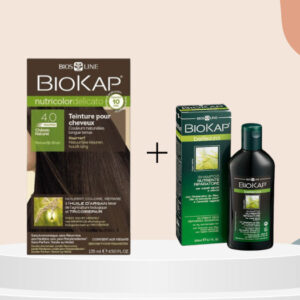 Biokap Delicato rapid 4.0 140ml+shampoing nourissant reparateur 100ml pack