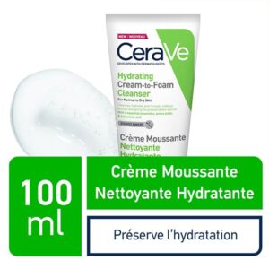 Cerave crème moussante Nettoyante Hydratante - 100 ml