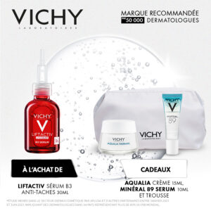 Vichy Liftactiv Specialist Serum Anti-tache B3 | Tous Types De Peaux | 30ml = Aqualia Thermal 15ml + Mineral 89 10ml Et Trousse Offerts