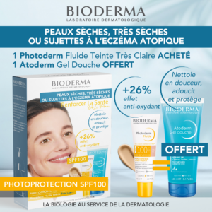 Bioderma Photoderm Fluide Teint Tres Claire Spf100 + Atoderm Gel