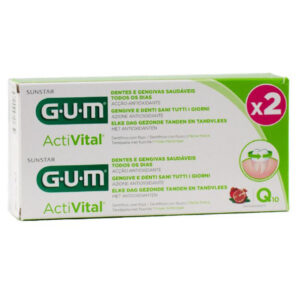 Gum ActiVital Dentifrice Gel Lot de 2 x 75ml