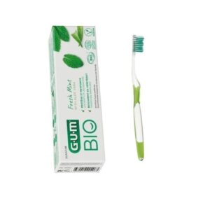 Gum Dentifrice Bio Fresh Menthe Et Aloe + Brosse À Dent Offerte