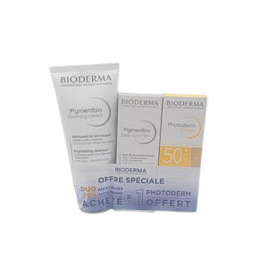 Bioderma Pigmentbio Foam 200ml+Daily Care spf50+Creme Teinte Claire Pack