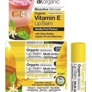 Dr Organic Baume à Lèvres à la Vitamine E 5,7ml