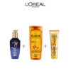 Elseve Routine Ex Oil MID Huile 100ml+ Shampooing 200ml+ Oil Replacement 125ml