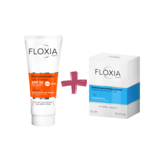 Floxia Emulsion Invisible Spf50 50ml + Savon Exfoliant 125g PACK