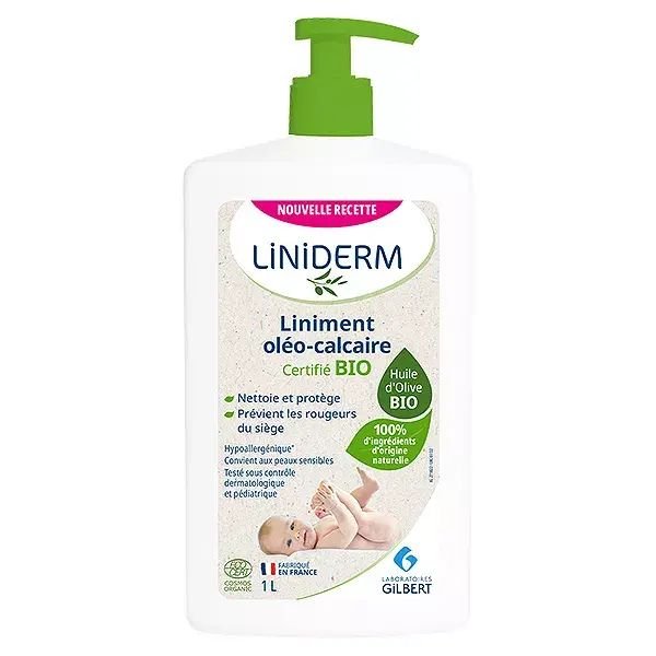 GILBERT LINIDERM Liniment Oléo Calcaire Certifié BIO 1L