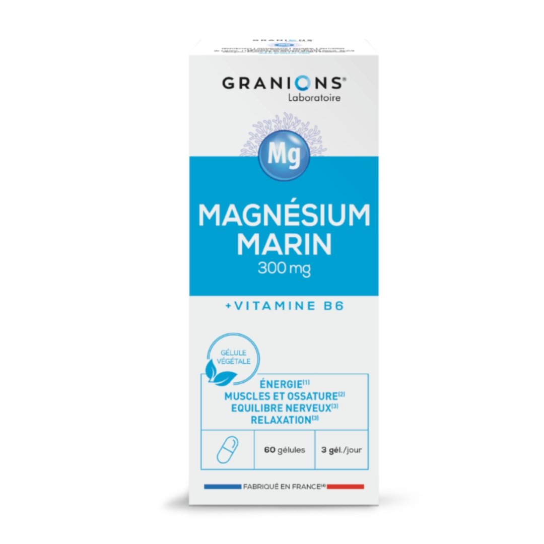 GRANIONS - Magnésium Marin 300 mg B60 gélules