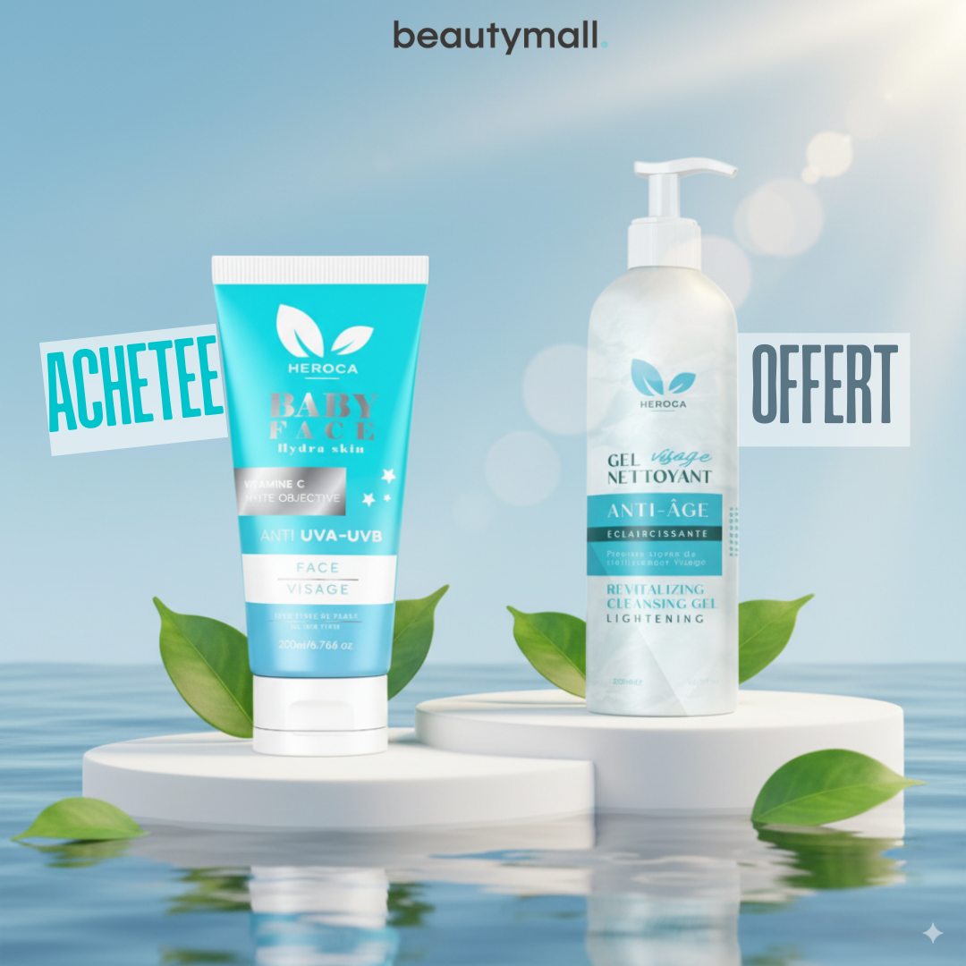 Heroca Baby Face Hydra Skin Vit C 100ml = Gel Nettoyant Anti-Age Offert