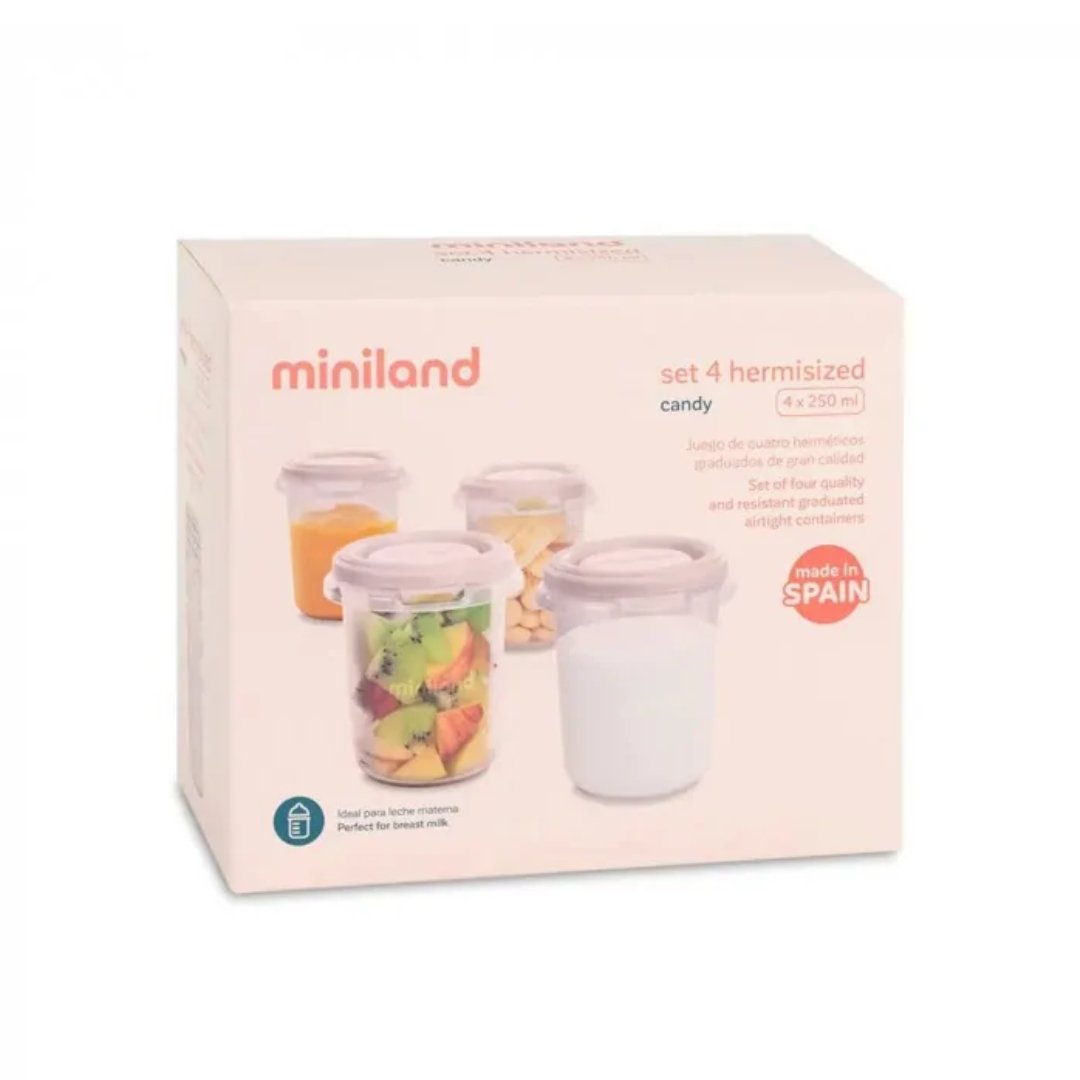 Miniland Set De Conservation 4 Pieces Candy