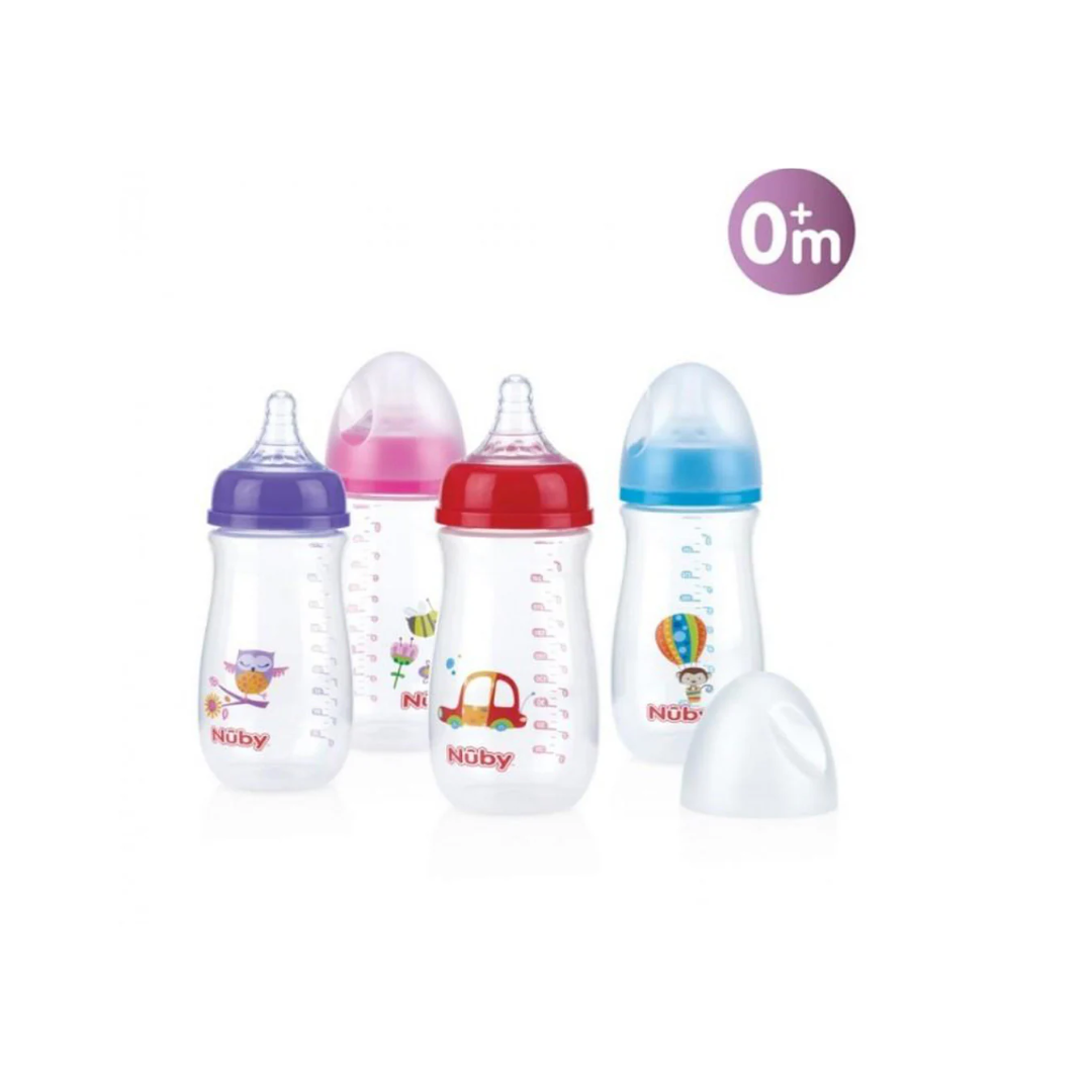 Nuby Biberon Oval Large 270ml +0m ID1242