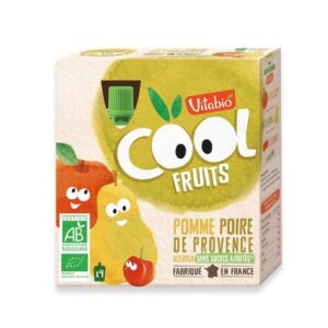 VITABIO COOL FRUITS POMME ACEROLA 4 X 90G