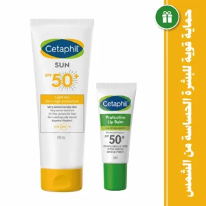Cetaphil Sun Lotion Gel Spf50+ 100ml+Protective Lip Balm Format Voyage Pack
